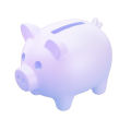 Piggy bank icon